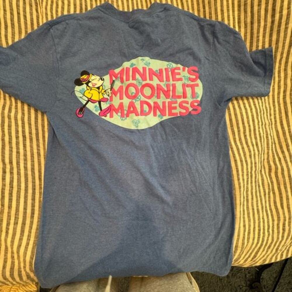 Blue Graphic Shirt‎ Disney Rare event shirt size small moonlight madness Minnie
